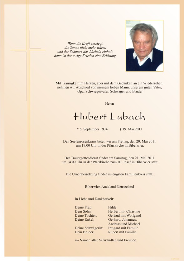 Hubert Lubach